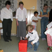 Vánoční besídka v Dětském domově v Nepomuku